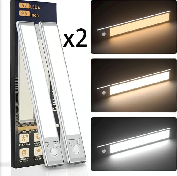 Punch-free Smart Sensor Magnetic Rechargeable LED Lights