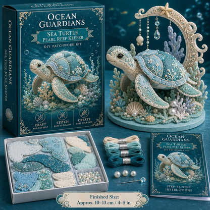 🔥LAST 4 HOURS，BUY 2 GET 1 FREE — Each discount is $8.5🎁 Ocean Guardians DIY Patchwork Kit Collection🌊