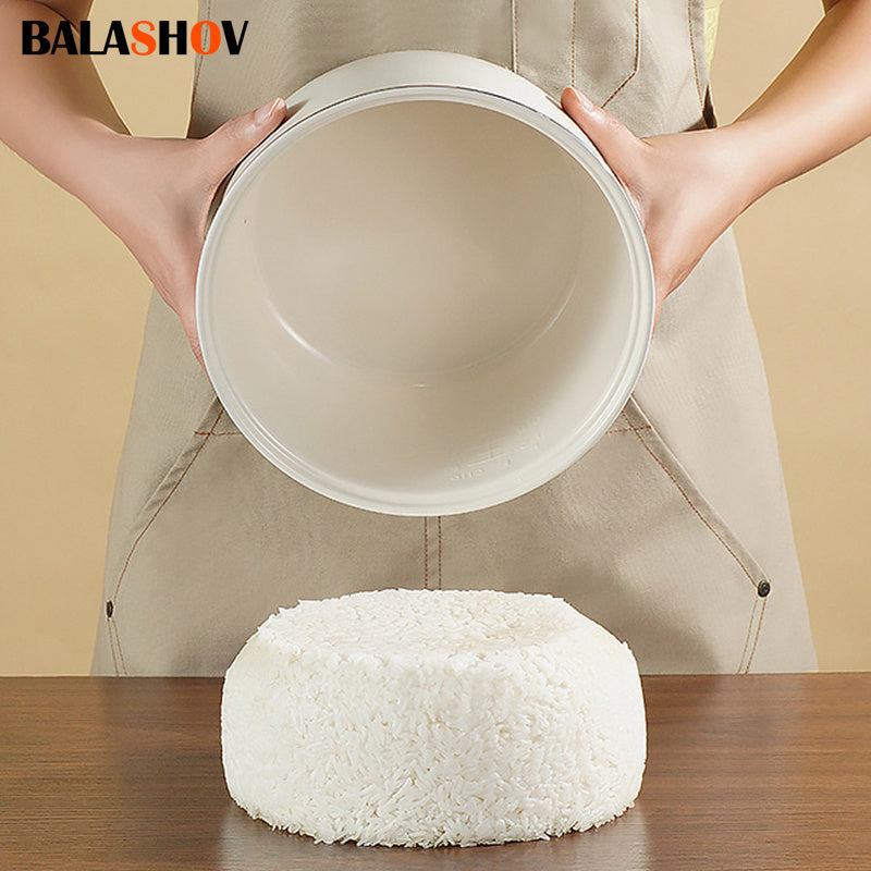 BALASHOV US Plug Multi Electric for rice Cooker, a Low-Sugar Cooking Device Featuring a Stainless Steel Steamer, a Travel Pot with a Removable Ceramic Non-Stick Pot