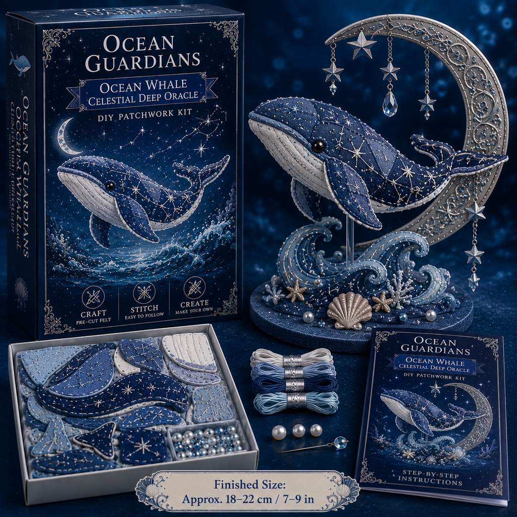 🔥LAST 4 HOURS，BUY 2 GET 1 FREE — Each discount is $8.5🎁 Ocean Guardians DIY Patchwork Kit Collection🌊