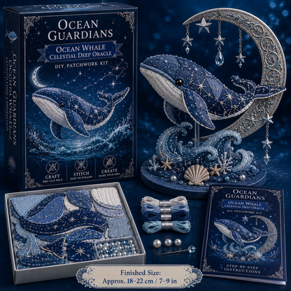 🔥LAST 4 HOURS，BUY 2 GET 1 FREE — Each discount is $8.5🎁 Ocean Guardians DIY Patchwork Kit Collection🌊