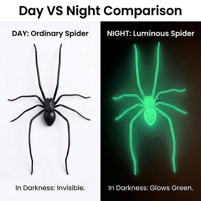 🕷 2026 Upgraded Glow-in-the-Dark Realistic Spider Magnetic Fridge Sticker – Halloween Prank Decor for Kitchen, Car & Home
