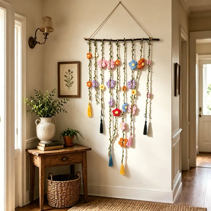 🌸Crochet Flower Wall Hanging Decor