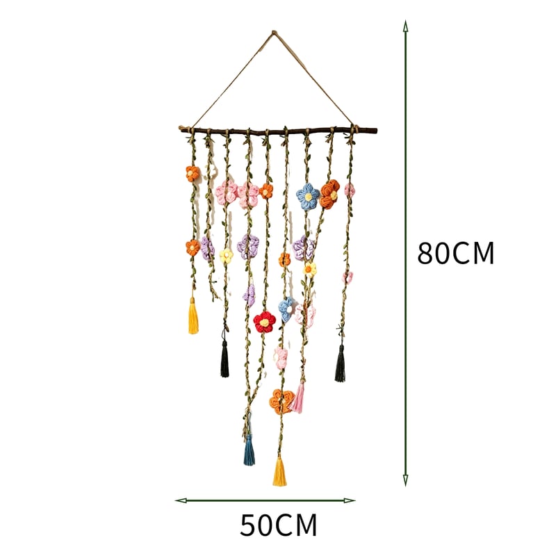 🌸Crochet Flower Wall Hanging Decor