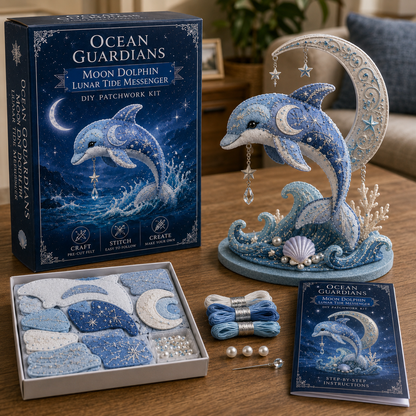 🔥LAST 4 HOURS，BUY 2 GET 1 FREE — Each discount is $8.5🎁 Ocean Guardians DIY Patchwork Kit Collection🌊