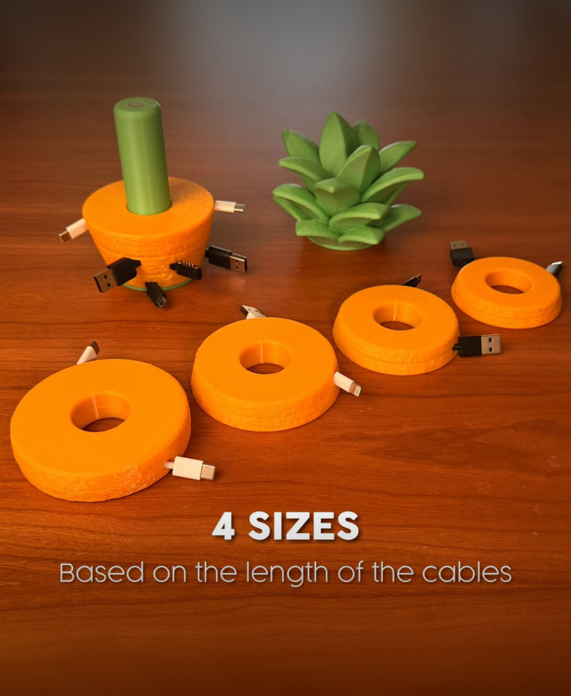 Pineapple Cable Keeper™ – Modular Desk Cord Organizer