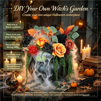 🎃 DIY Halloween Spooky Fog Flower Arrangement Kit