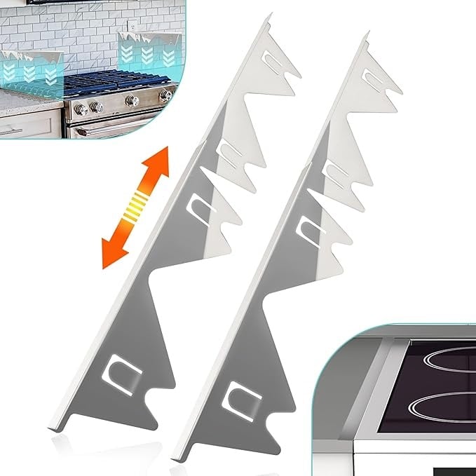 🔥 🎁Retractable Stainless Steel Stove Gap Covers