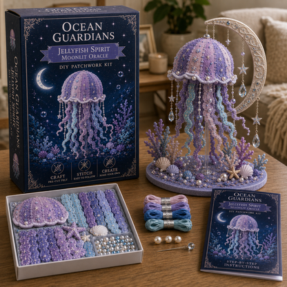 🔥LAST 4 HOURS，BUY 2 GET 1 FREE — Each discount is $8.5🎁 Ocean Guardians DIY Patchwork Kit Collection🌊