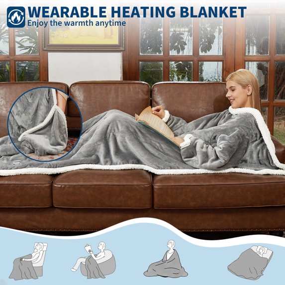 Pureke Heated Wearable Blanket
