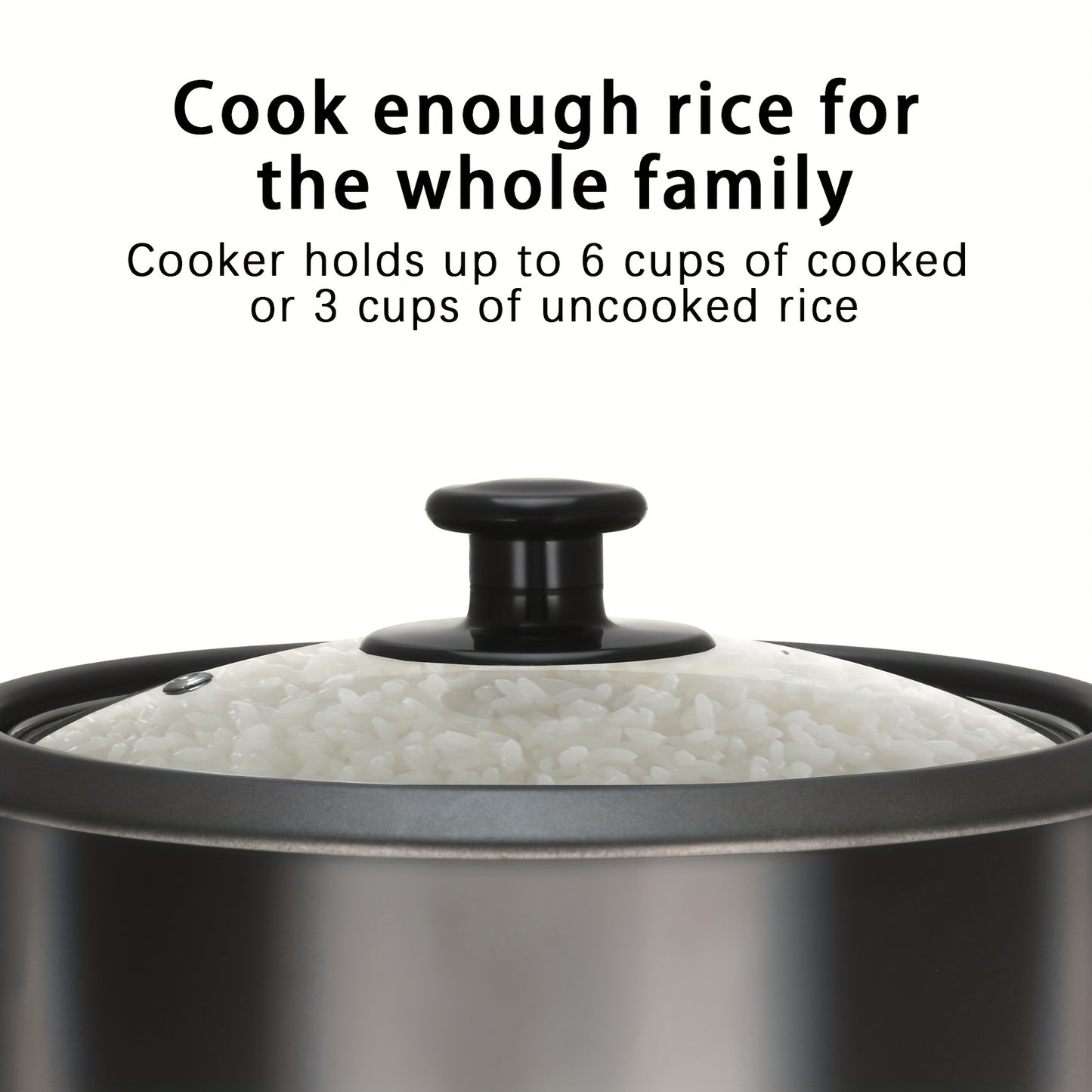 A Rice Cooker Featuring a Detachable Nonstick Pot, It Also Functions As a Yogurt Maker with an Automatic Keep Warm Feature. It Has a Large Capacity of 6 Cups When Cooked (1.5 Quarts) And 3 Cups When Uncooked. This One-Touch Operation Grain Cooker Se
