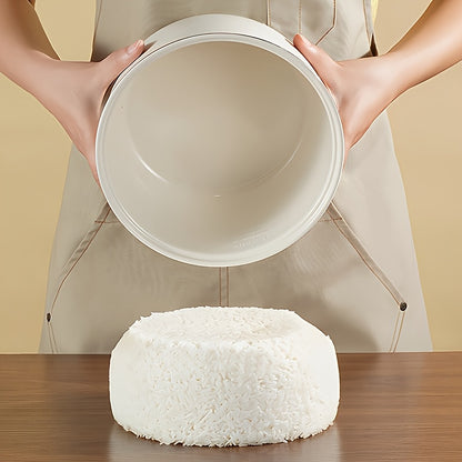 Yalulu Rice Cooker, a Digital Smart Rice Cooker with an LED Display, Multifunctional in White, with a Capacity of 3L\u002F101.44Oz, Featuring 24-Hour Smart Scheduling And 6 Selectable Functions, Ideal for Family Use