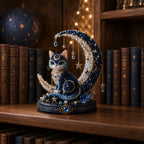 🌙 Moon Cat Luna Guardian DIY Bead Kit | Celestial Moon & Stars Series
