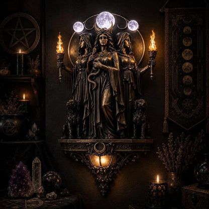 Mystic Mythos LED Wall Sconce | Gothic Ambient Torch Light