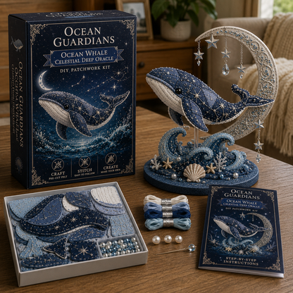 🔥LAST 4 HOURS，BUY 2 GET 1 FREE — Each discount is $8.5🎁 Ocean Guardians DIY Patchwork Kit Collection🌊