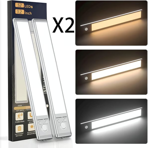Punch-free Smart Sensor Magnetic Rechargeable LED Lights