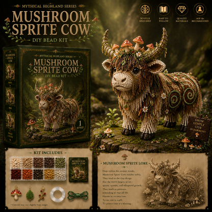 🔥Last Day BUY 3 GET 1 FREE🐮 Mythical Highland Series™ DIY Bead Kit Collection