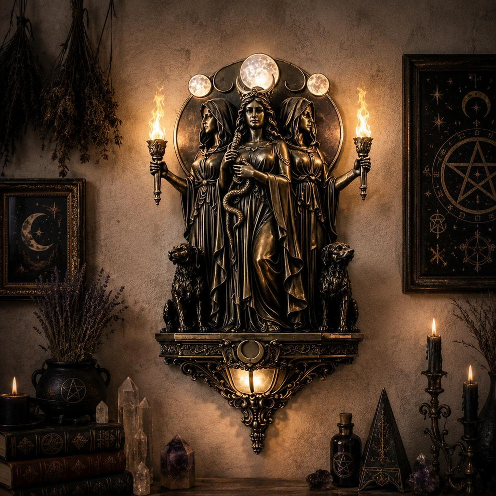 Mystic Mythos LED Wall Sconce | Gothic Ambient Torch Light