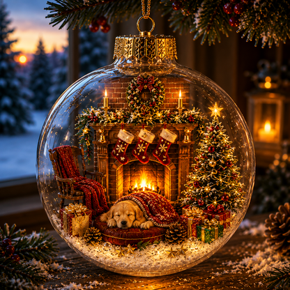 🔥Limited time 48% OFF -✨🎄 Glowing Christmas Story Ornament – Light-Up Mini Holiday Scene