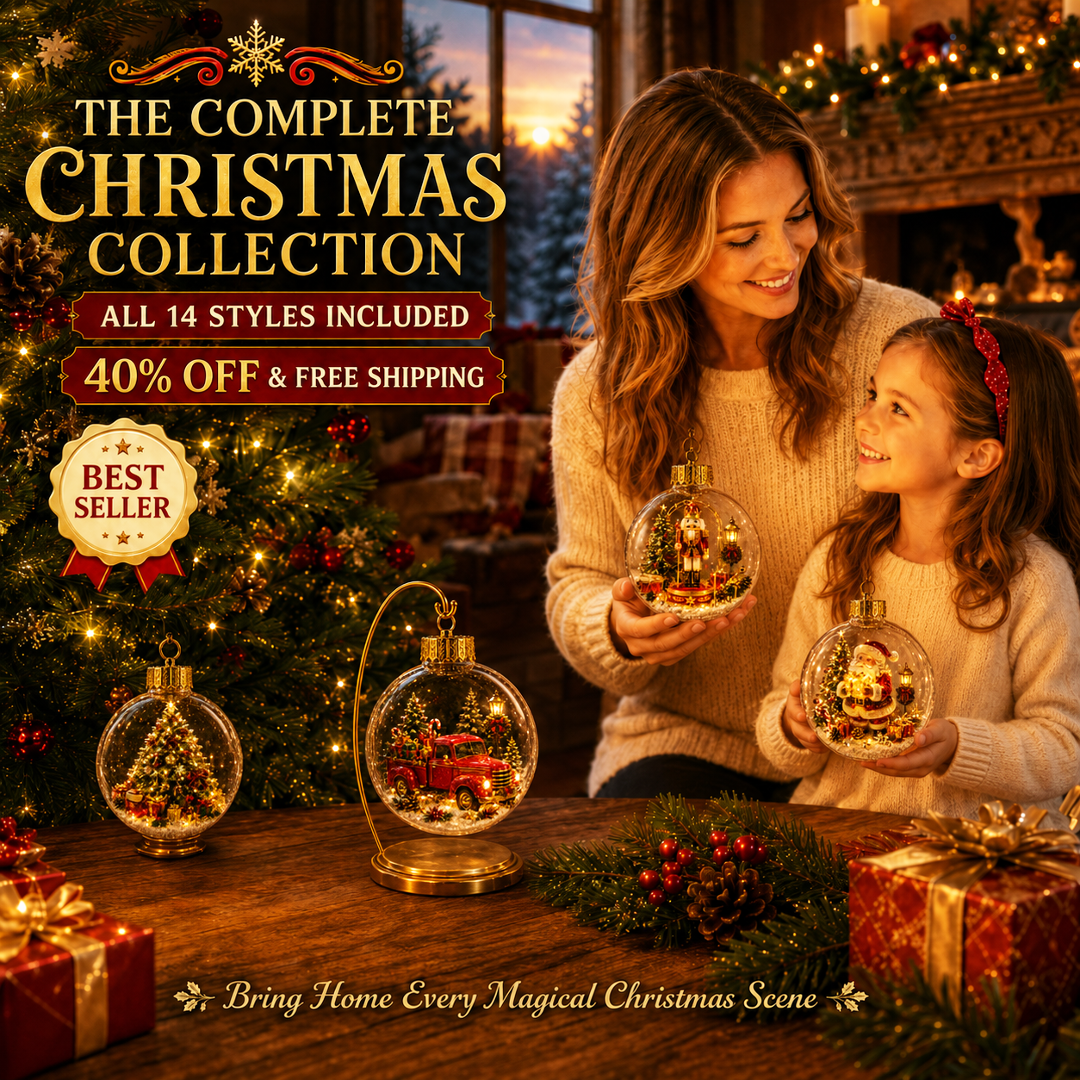 🔥Limited time 48% OFF -✨🎄 Glowing Christmas Story Ornament – Light-Up Mini Holiday Scene