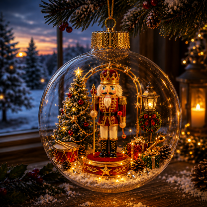 🔥Limited time 48% OFF -✨🎄 Glowing Christmas Story Ornament – Light-Up Mini Holiday Scene