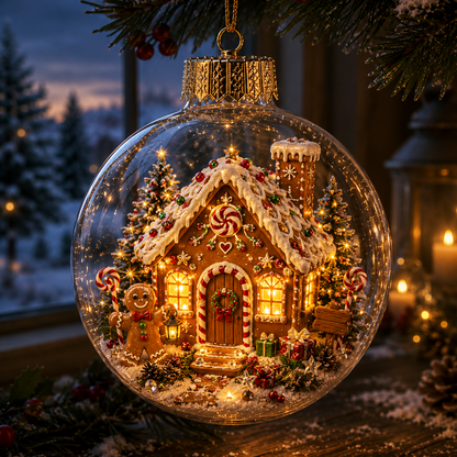 🔥Limited time 48% OFF -✨🎄 Glowing Christmas Story Ornament – Light-Up Mini Holiday Scene