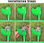 Heavy-Duty Steel WireTrimmer Head forCordless Weed Trimmers