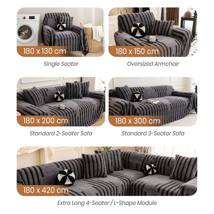 🎁2026 Collection Presale🔥Soft Plush Non-Slip Couch Cover💖