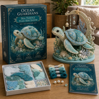 🔥LAST 4 HOURS，BUY 2 GET 1 FREE — Each discount is $8.5🎁 Ocean Guardians DIY Patchwork Kit Collection🌊