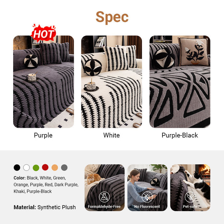 🎁2026 Collection Presale🔥Soft Plush Non-Slip Couch Cover💖