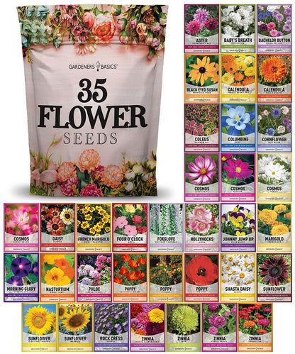Ultimate Survival Seed Kit – 140 Heirloom Vegetable, Herb & Flower Seeds