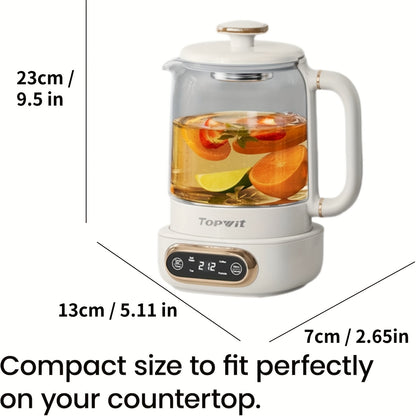 Multifunctional Electric Kettle, 11 Temperature Control And 4 Presets Glass Kettle with Removable Infuser, 27.05oz Electric Kettle for Coffee, Formula, Tea Maker with 8H Keep Warm, Boil-Dry Protection