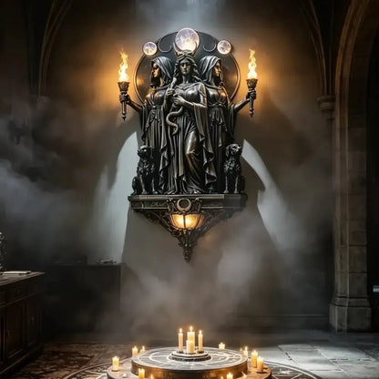 Mystic Mythos LED Wall Sconce | Gothic Ambient Torch Light