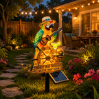 🔥Last Day 49% OFF🔥 - 🌴 Solar-Powered Parrot Garden Light – “Wastin' Away Again”
