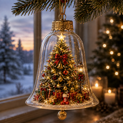 🔥Limited time 49% OFF -✨🎄 Glowing Christmas Story Ornament – Light-Up Mini Holiday Scene