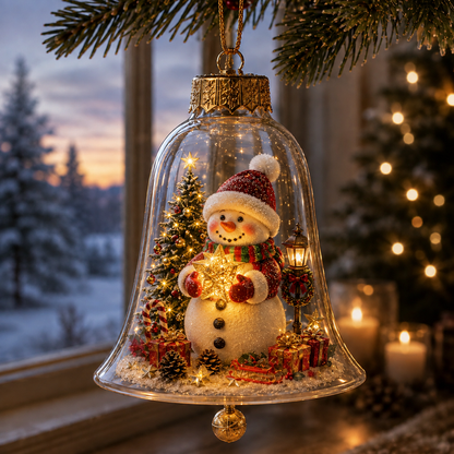 🔥Limited time 49% OFF -✨🎄 Glowing Christmas Story Ornament – Light-Up Mini Holiday Scene