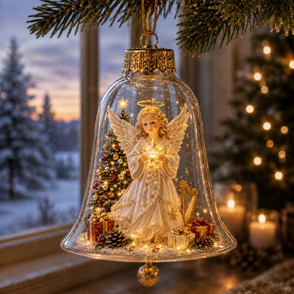 🔥Limited time 49% OFF -✨🎄 Glowing Christmas Story Ornament – Light-Up Mini Holiday Scene