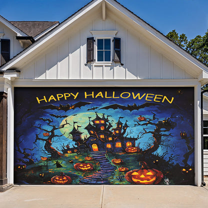 Happy Halloween Garage Door Banner Decoration