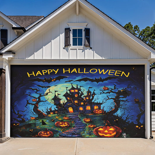Happy Halloween Garage Door Banner Decoration