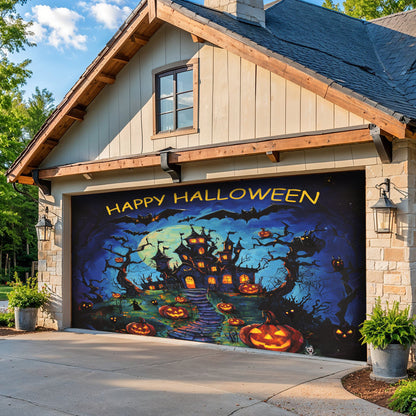 Happy Halloween Garage Door Banner Decoration