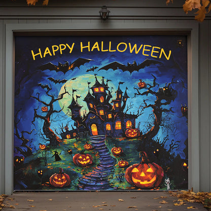 Happy Halloween Garage Door Banner Decoration