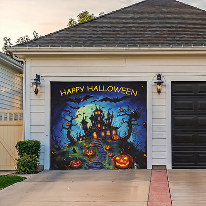 Happy Halloween Garage Door Banner Decoration