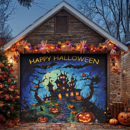 Happy Halloween Garage Door Banner Decoration