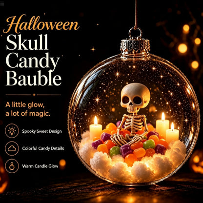 🎃 Limited Halloween Collection-Glowing Halloween Ornament Collection – Cat, Witch, Pumpkin & Ghost Baubles
