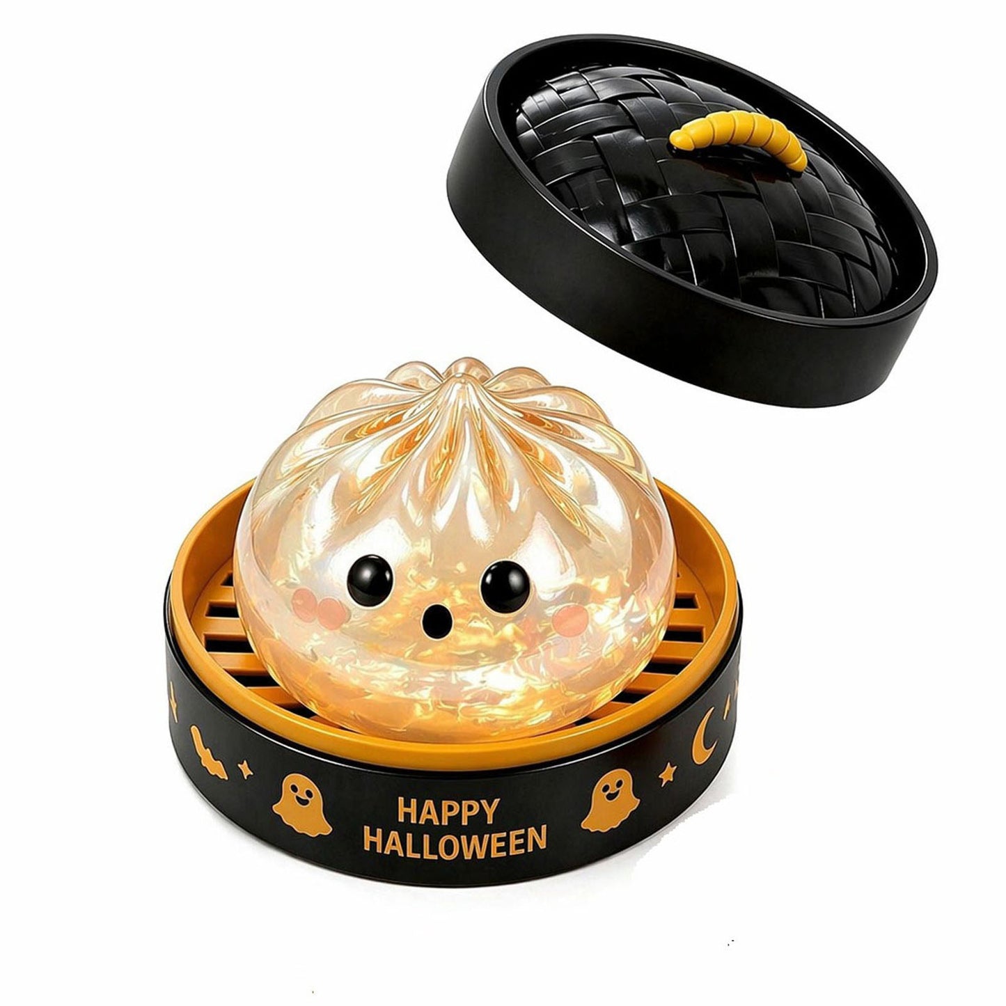 Halloween Ghost Squishy Stress Relief Toy – Soft Squeeze Sensory Mochi Toy