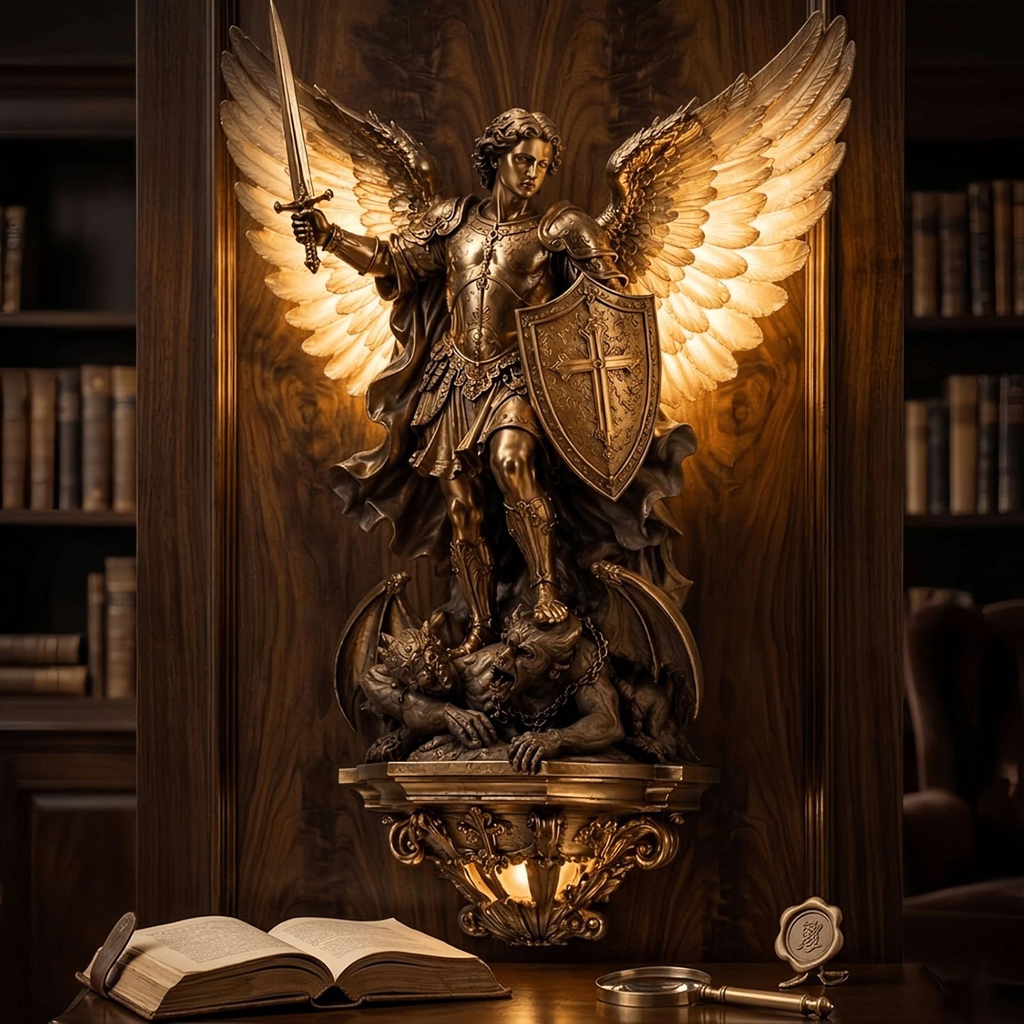 Mystic Mythos LED Wall Sconce | Gothic Ambient Torch Light
