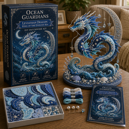 🔥LAST 4 HOURS，BUY 2 GET 1 FREE — Each discount is $8.5🎁 Ocean Guardians DIY Patchwork Kit Collection🌊