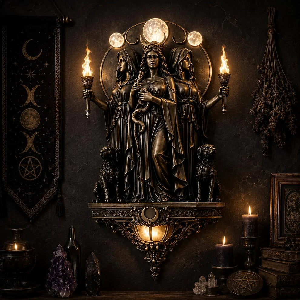 Mystic Mythos LED Wall Sconce | Gothic Ambient Torch Light
