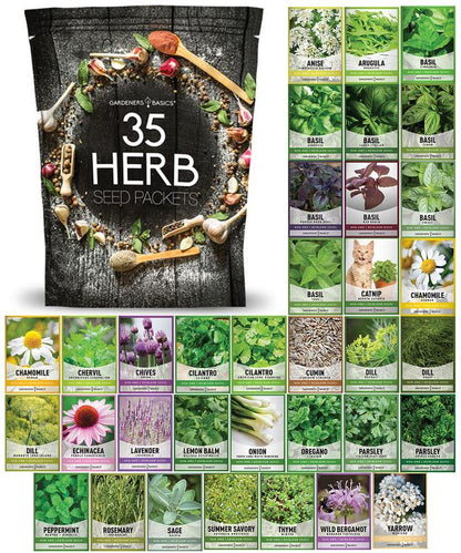 Ultimate Survival Seed Kit – 140 Heirloom Vegetable, Herb & Flower Seeds