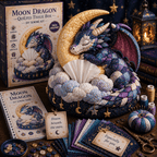 🐉✨ Dragon Keepers Collection – Quilted DIY Tissue Box Sewing Kit